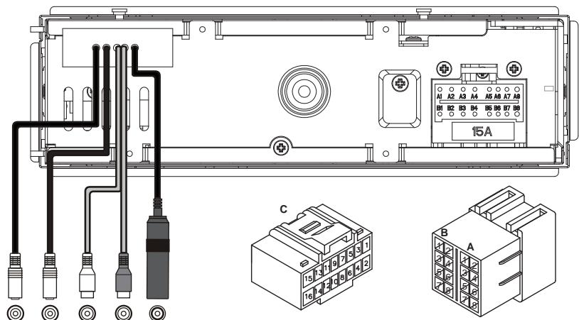 CLARION CZ309E - 7) Wiring and Connectors - 1
