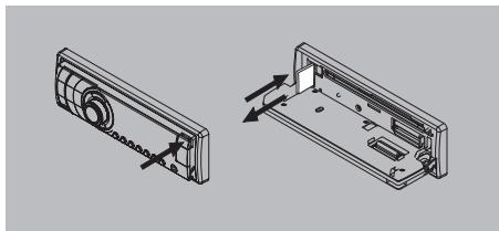 CLARION CZ309E - Obstuga kart paminsci SD - 1