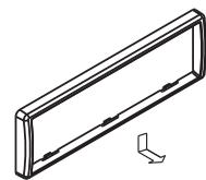 CLARION CZ309E - Disassemble the trim ring - 2