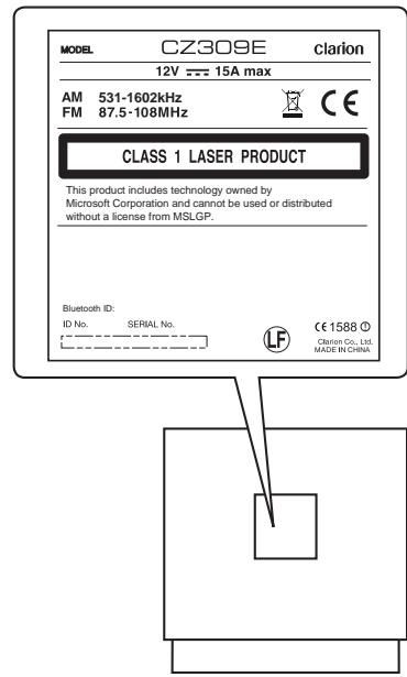 CLARION CZ309E - ADVERTENCIA - 1