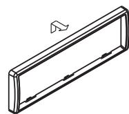 CLARION CZ309E - Disassemble the trim ring - 1