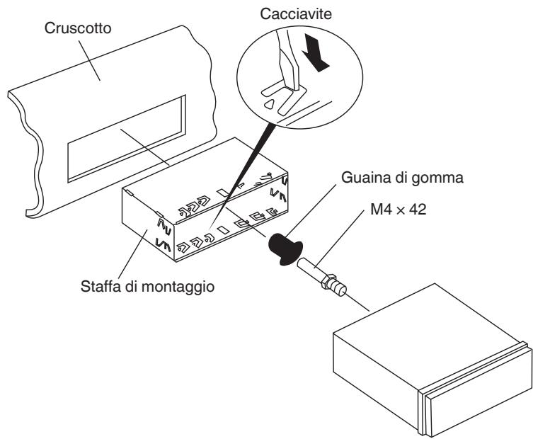 CLARION CZ309E - Installazione dell'unità Metodo A - 1