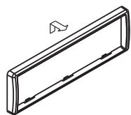 CLARION CZ309E - Nehmen Sie den Passrahmen ab - 1