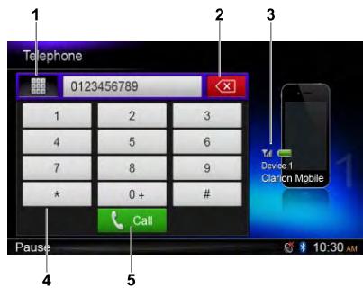 CLARION NX302E, NX 302 E - Lecture audio Bluetooth - 1