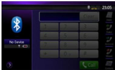 CLARION NZ501E, NZ502E - Enregistrement du téléphone portable (jumelage) - 1