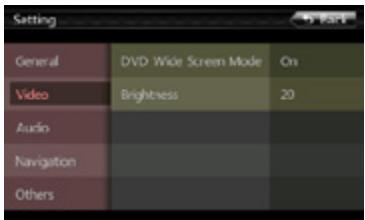 CLARION NZ501E, NZ502E - Sélection du menu de configuration du DVD - 1