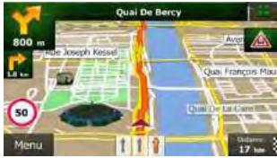 CLARION NZ501E, NZ502E - Informations sur les voies et les panneaux - 1
