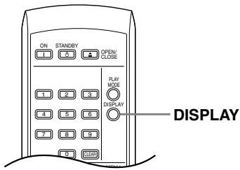 ON STANDBY OPEN CLOSE 1 2 3 4 5 6 7 8 9 0 PLAY MODE DISPLAY DISPLAY