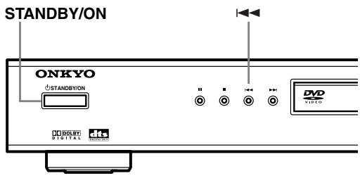 STANDBY/ON ONKYO ↑STANDBY/ON DVD VIDEO DC:000V DIGITAL DC:000V Switch