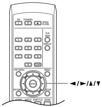 ON STANDBY OPEN/ CLOSE PLAY MODE DISPLAY 0 255 TOP MENU MENU INTERT RETURN SETUP AUDIO ANGLE SUBTITLE ZOOM