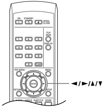 ON STANDBY OPEN/ 1 2 3 1 2 3 4 5 6 7 8 9 0 10 PLAY MODE DISPLAY TOP MENU MENU INTU RETURN SETUP AUDIO ANGLE SUBTITLE ZOOM ◄/►/▲/▼