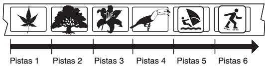 Pistas 1 Pistas 2 Pistas 3 Pistas 4 Pistas 5 Pistas 6
