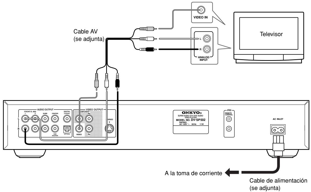 ONKYO DV-SP502 - Conexiones sencillas - 1