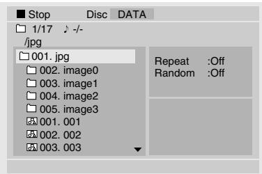 ONKYO DV-SP504E - Chargez un disque JPEG. - 1