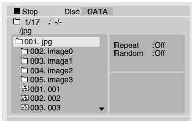 ONKYO DV-SP504E - Cargue un disco JPEG. - 1