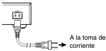 ONKYO DV-SP504E - Conecte el cable de alimentacion incluido a la toma AC INLET y a la toma de corriente de la pared. - 1