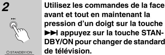 ONKYO DV-SP305 - Si le lecteur est en service, appuyez sur la touche STANDBY/ ON pour lemettre en veille.ers MP3 et WMA sont appelés plages. Un dossier peut containir d'autres dossiers.

![](images/f8e8fe91a37b397e702b9cb7e933acbb5d7032985a84b053abbd1de01c44be1b.jpg) - 1