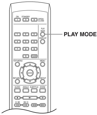 ONKYO DV-SP305 - Important:rd

Programme

mode recherche

Répetition titre

Répetition chapit

Répetition désact.

- Dans le cas des CD ou Video CD, Sélectionnez "Rép. 1 disque" ou "Répétition plage" (ou "Répétition désact.).   
- Pour les disques video DivX, selec-tionnez "Répétition titre" (ou "Répétition désact.").



Vous ne pouvez pas utiliser la répetition de la lecture avec les Video CD en mode PBC ou avec les disques WMA/MP3.   
Vous ne pouvez pas utiliser simultanément la lecture répetée et la lecture au hasard. - 1