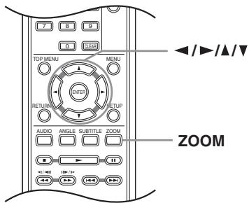 ONKYO DV-SP305 - Note:zione, usare il pulsante ZOOM per scegliere il fattore di ingrandimento (Normal, 2x o 4x).

- Dato che i DVD, i video DivX, i Video CD e le immagini JPEG hanno una risoluzione fissa, la qualità delle immagini ingrandite deteriora, particolarmente a 4x. Ciò non è dovuto ad un guasto.

![](images/31ecb8f1ede967e3a9387b834e1f7ac1e30fa1a4bed28904e98944f1bc26b96a.jpg)  
2

Utilizzare i tasti cursore ( /  / ) per modificare l'area ingrandita.

Durante la riproduzione è sempre possibile modificare il fattore di zoom e l'area ingrandita.

- Se il riquadro di navigazione non è piùvisible nella parte superiore dello schermo, premere di nuovo ZOOM per visualizzarlo.



Alcuni DVD permettono diambiare dal menu del disco solo la lingua dell'audio. Premere TOP MENU o MENU per averere accesso ai dati.   
Per impostare le preferenze della lingua audio di DVD, videere "Impostazioni Lingua" a pagina 43.

Zoom su schermo7ac1e30fa1a4bed28904e98944f1bc26b96a.jpg)  
2

Utilizzare i tasti cursore ( /  / ) per modificare l'area ingrandita.

Durante la riproduzione è sempre possibile modificare il fattore di zoom e l'area ingrandita.

- Se il riquadro di navigazione non è piùvisible nella parte superiore dello schermo, premere di nuovo ZOOM per visualizzarlo. - 5