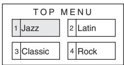 ONKYO BD-SP309,  BD-SP809,  309 - Appuyez sur TOP MENU. - 1