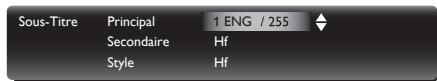 ONKYO BD-SP809 - Changer les sous-titres - 2