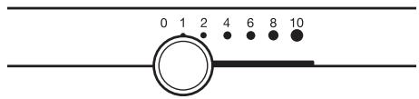 KITCHENAID 5KSM7580XECA ARTISAN - Leitfaden zur Geschwindigkeitssteuerung - 10 Geschwindigkeitsstufen - 1