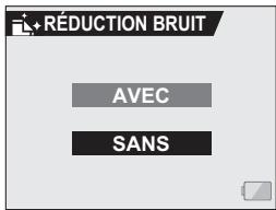 SANYO XACTI VPC-C40E - Sélectionnez l'icône de réduction du bruit 📁 et appuyez sur le bouton de réglage SET. - 1