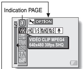 SANYO XACTI VPC-C40E - CHANGEMENT DE PAGE - 1
