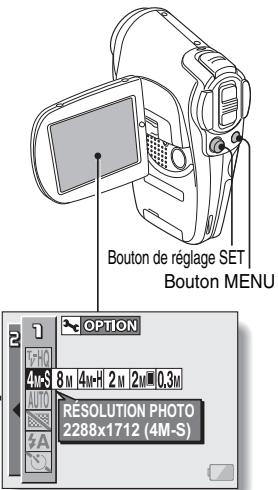SANYO XACTI VPC-C40E - Appuyez sur le bouton MENU. - 3