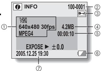 SANYO XACTI VPC-C40E - Appuyez sur le bouton MENU pendant environ 1 seconde. - 1