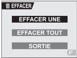 SANYO XACTI VPC-C40E - Sélectionnez l'icône d'effacement et appuyez sur le bouton de réglage SET. - 1