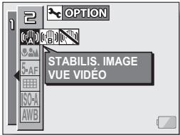 SANYO XACTI VPC-C40E - Sélectionnez le menu de stabilisation de l'image. - 1