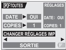 SANYO XACTI VPC-C40E - Sélectionnez "AJOUTER RÉGLAGES IMP" et appuyez sur le bouton de réglage SET. - 1