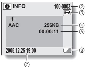 SANYO XACTI VPC-C40E - Appuyez sur le bouton MENU pendant environ 1 seconde. - 3