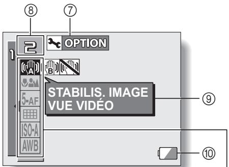 SANYO XACTI VPC-C40E - AFFICHAGE DES ÉCRANS DE RÉGLAGE DE PRISE DE PHOTOS/RÉALISATION DE VIDÉO CLIP - 1