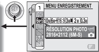 SANYO XACTI VPC-CG65 - Appuyez sur le bouton MENU. - 3