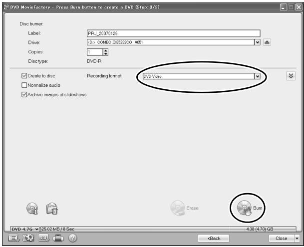SANYO XACTI VPC-HD1000EX - Cliquez sur le bouton [next (suivant)] - 1