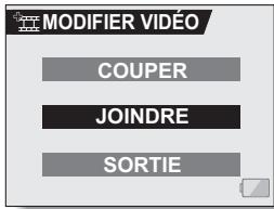 SANYO XACTI VPC-HD1AEX - Sélectionnez l'icone de modification de video clips et appuyez sur le bouton de réglage SET. - 1