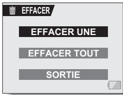 SANYO XACTI VPC-HD1AEX - Sélectionnez l'icone d'effacement et appuyez sur le bouton de réglage SET. - 1