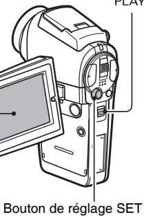 SANYO XACTI VPC-HD1AEX - Appuyez sur le bouton de réglage SET. - 3