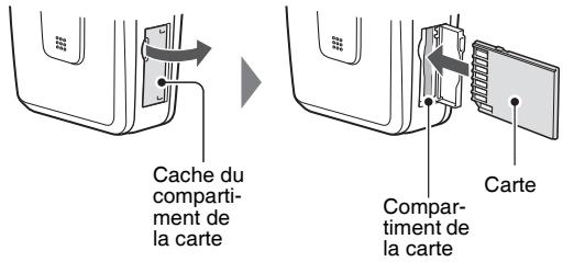 SANYO XACTI VPC-HD1AEX - Insérez le carte. - 1
