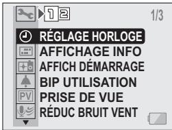 SANYO XACTI VPC-HD1AEX - Déplacez le bouton de réglage SET vers le bas. - 1