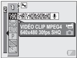 SANYO XACTI VPC-HD1AEX - Appuyez sur le bouton MENU. - 1