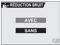 SANYO XACTI VPC-HD1AEX - Sélectionnez l'icone de réduction du bruit et appuyez sur le bouton de réglage SET. - 1