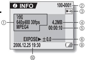 SANYO XACTI VPC-HD1AEX - Appuyez sur le bouton MENU pendant au moins 1 seconde. - 1