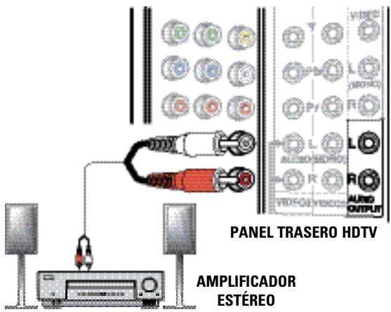 PANEL TRASERO HDTV AMPLIFICADOR ESTÉREO