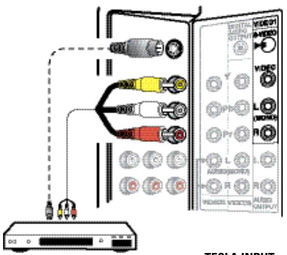 CD-ROM OUTPUT VIDEO VIDEO L (NOMO) R AUDIO(NOMO) R AUDIO OUTPUT 0x 0 TESLA INPUT