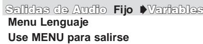 SANYO DS32424 - Modo Variables (Nivel de audio cambia con el volumen) - 1