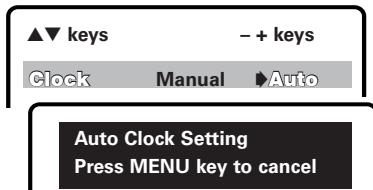 SANYO DS32424 - To set the clock automatically - 1