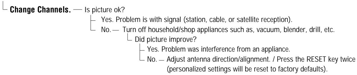 SANYO DS35520 - No Picture or Poor Picture - 1
